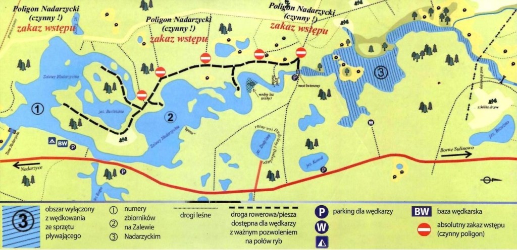 mapa łowiska